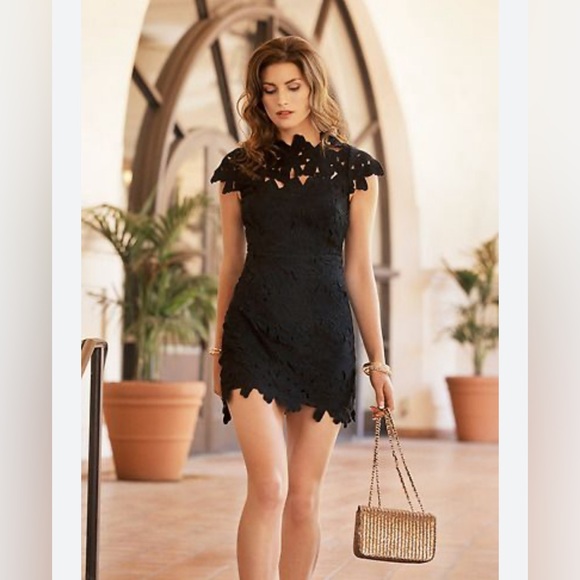 Dolce Vita Small Black Lace Jayleen Dress - Picture 2 of 6